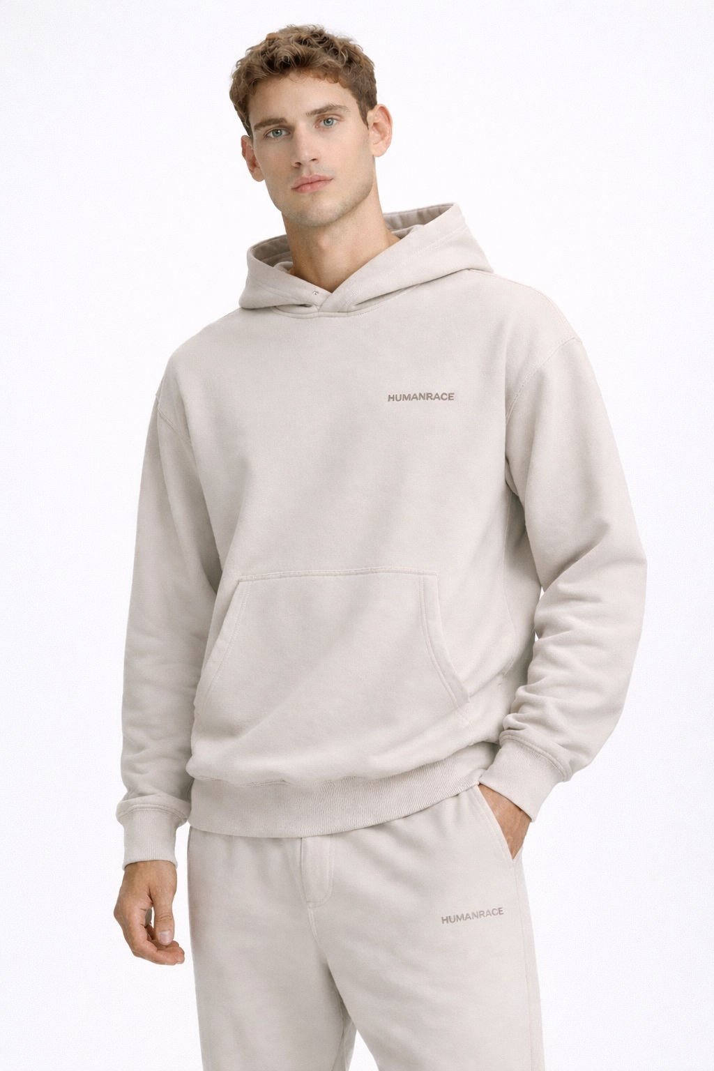 Organic Cotton Heavyweight Hoodie - Deep Taupe | HUMAN RACE