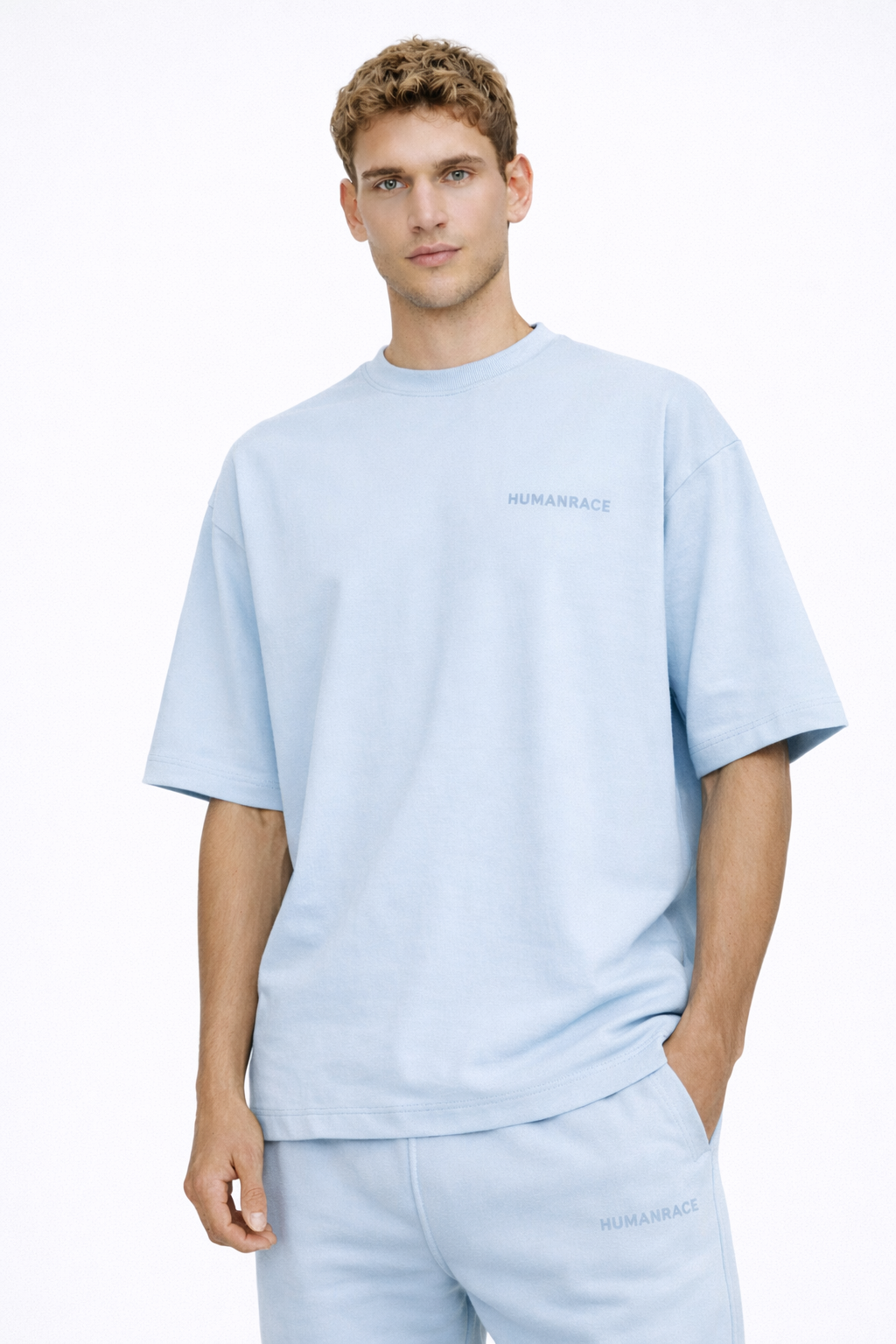 Space T-Shirt in Soft Blue