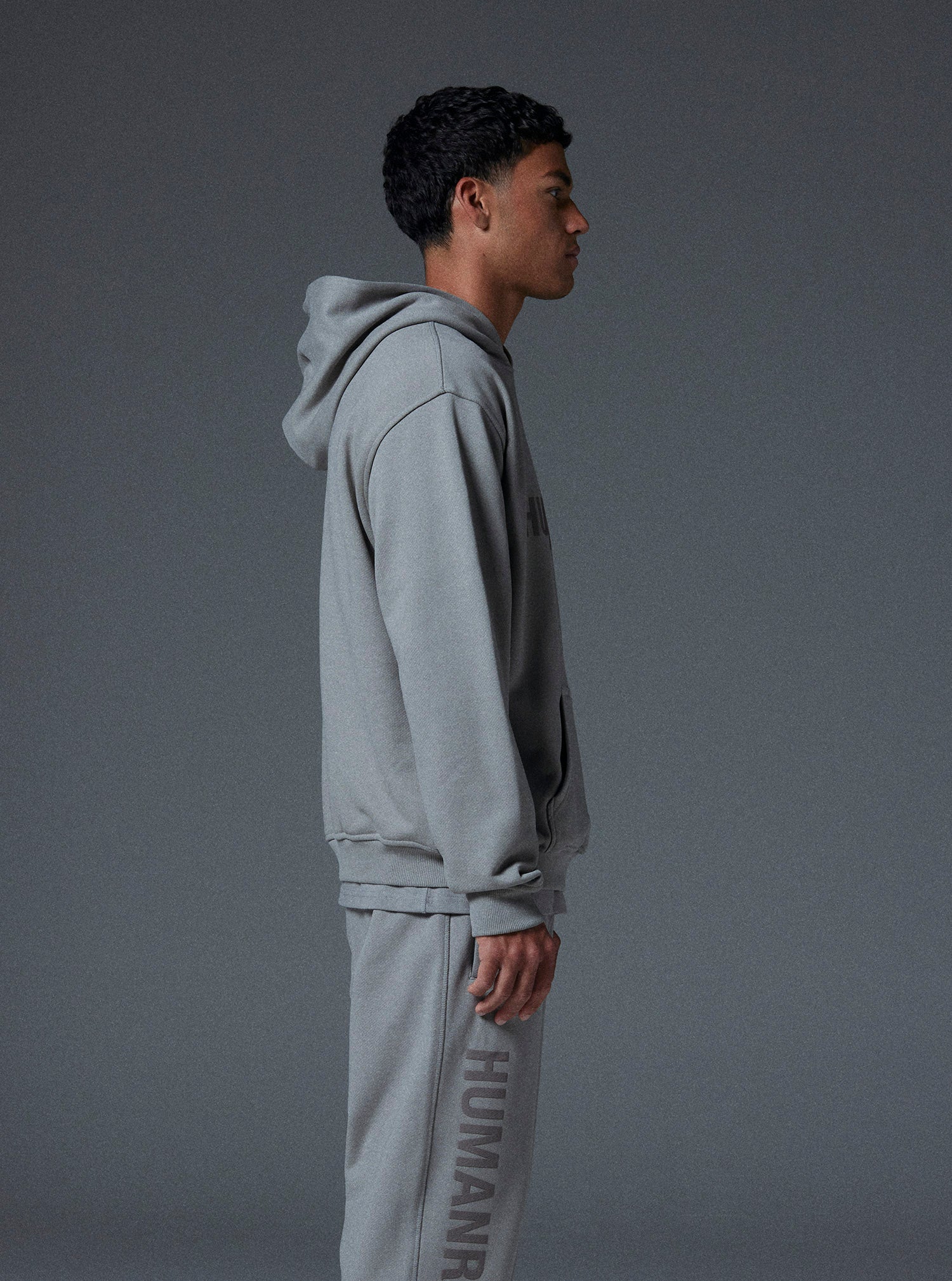 Human Hoodie in Desert Grey