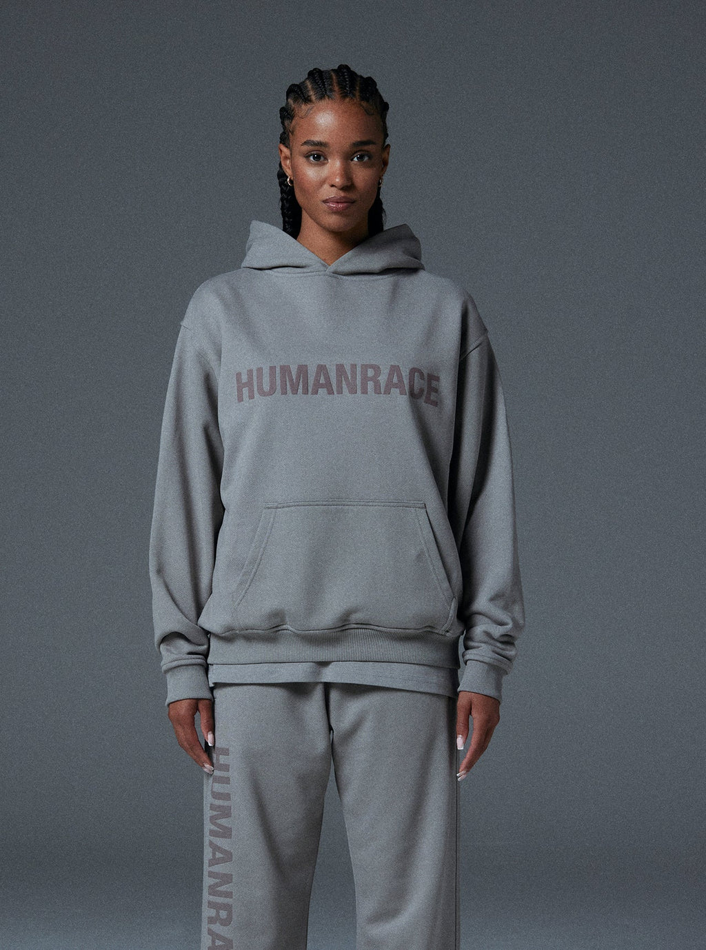 Human Hoodie in Desert Grey
