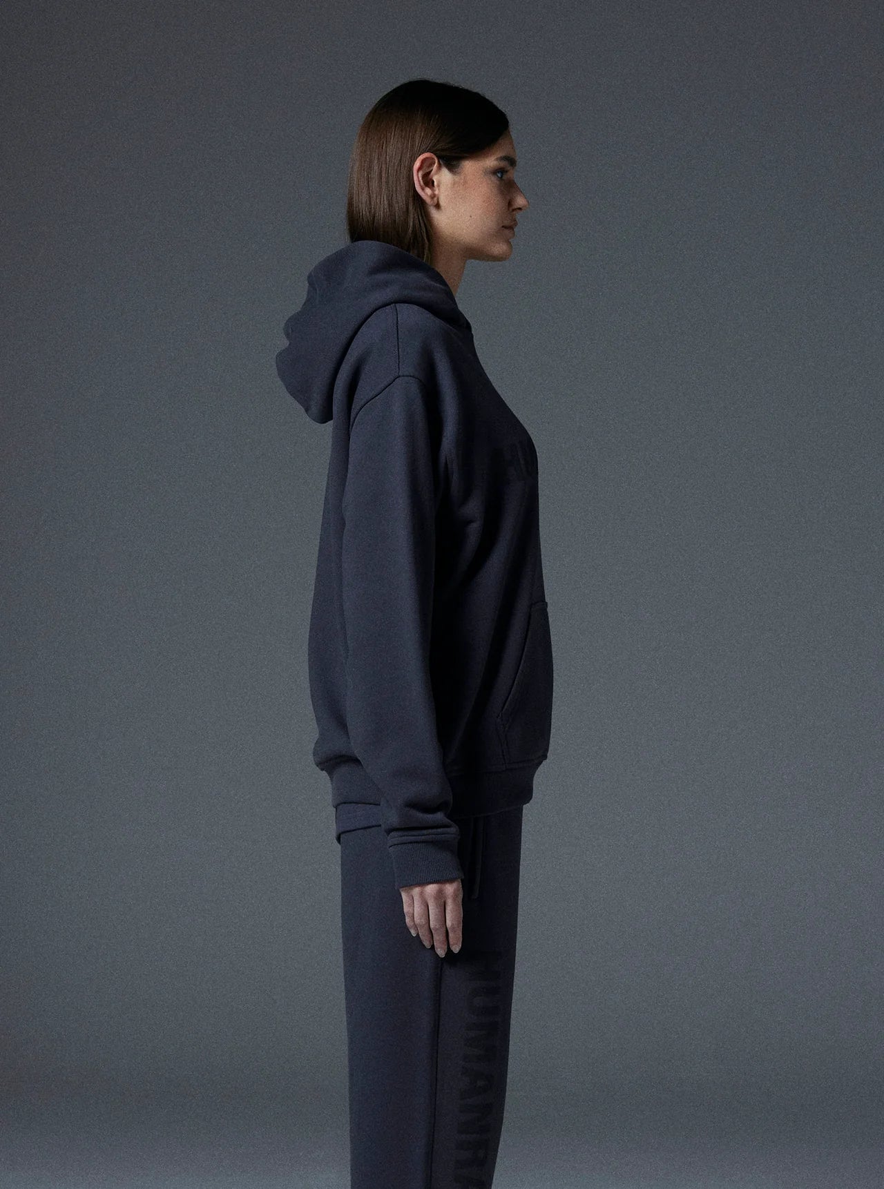 Human Hoodie in Dusty Grey