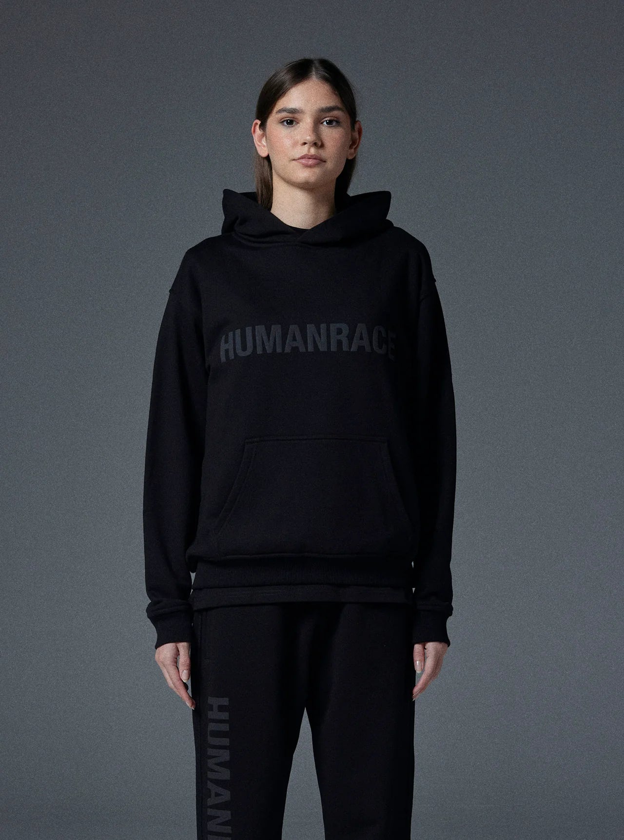 Human Hoodie in Jet Black