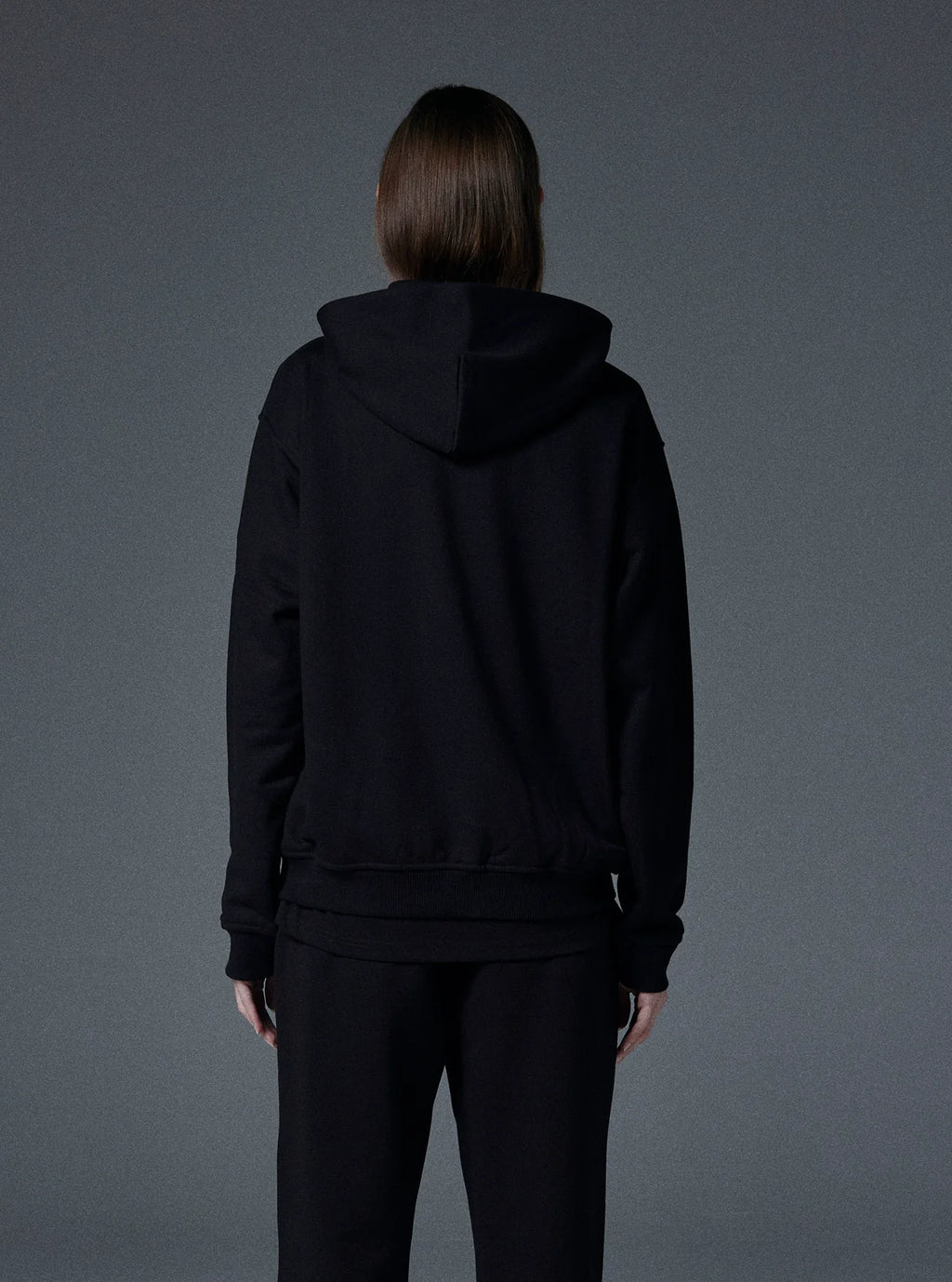 Human Hoodie in Jet Black