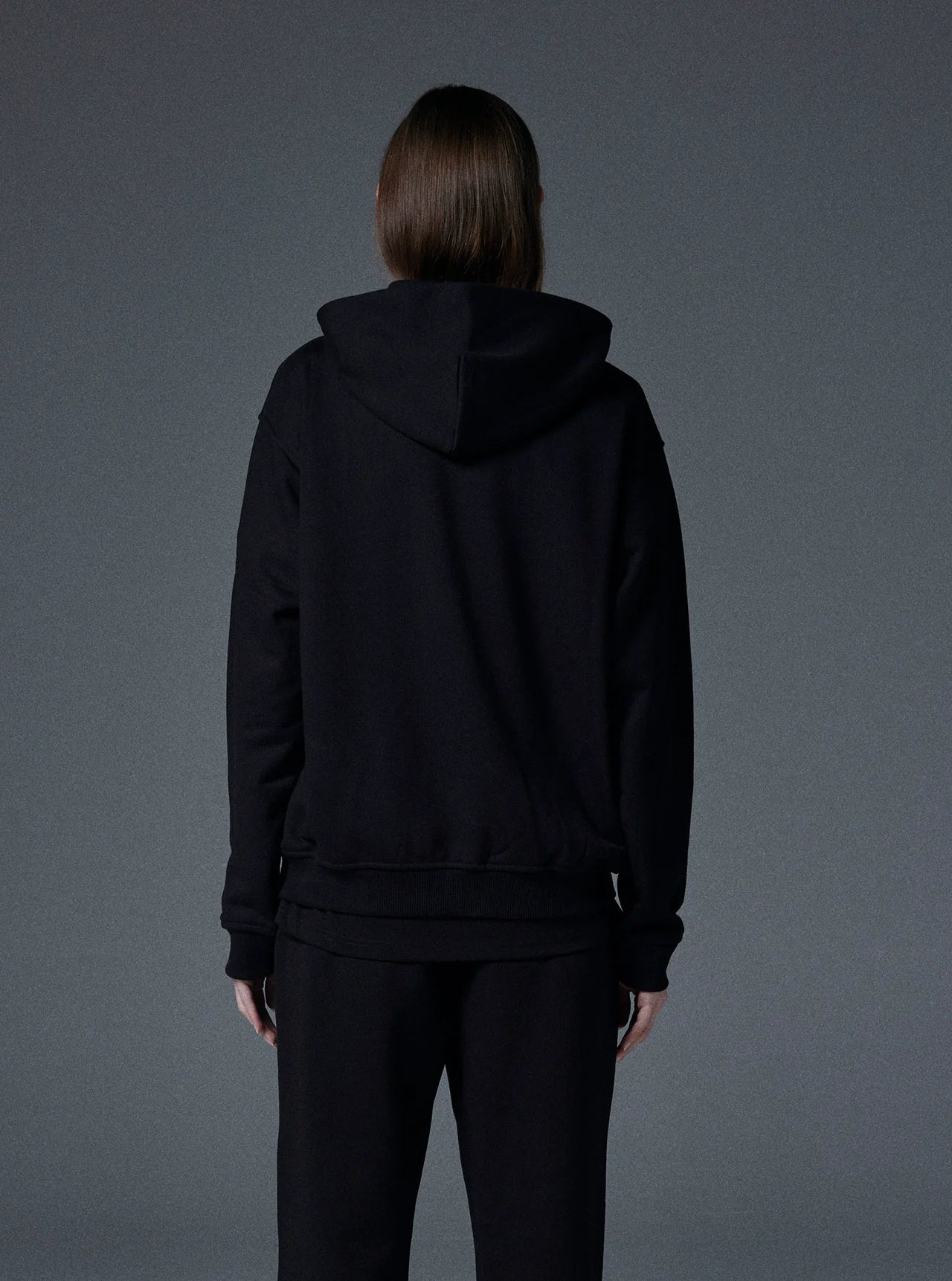 Human Hoodie in Jet Black