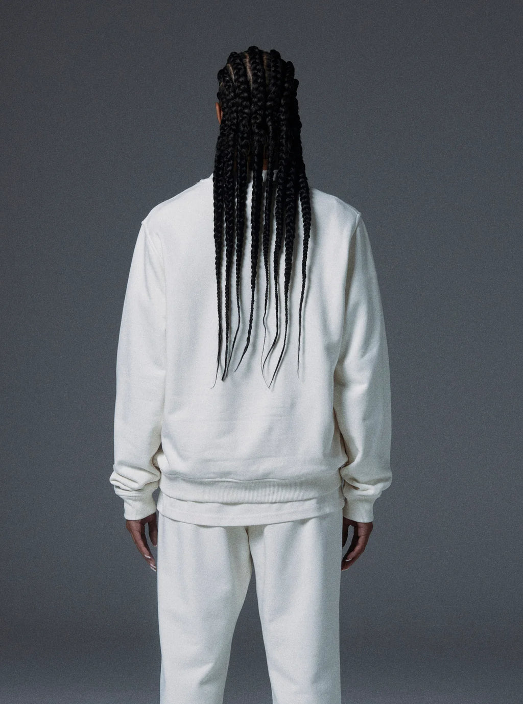 Planet Crewneck in Bone White