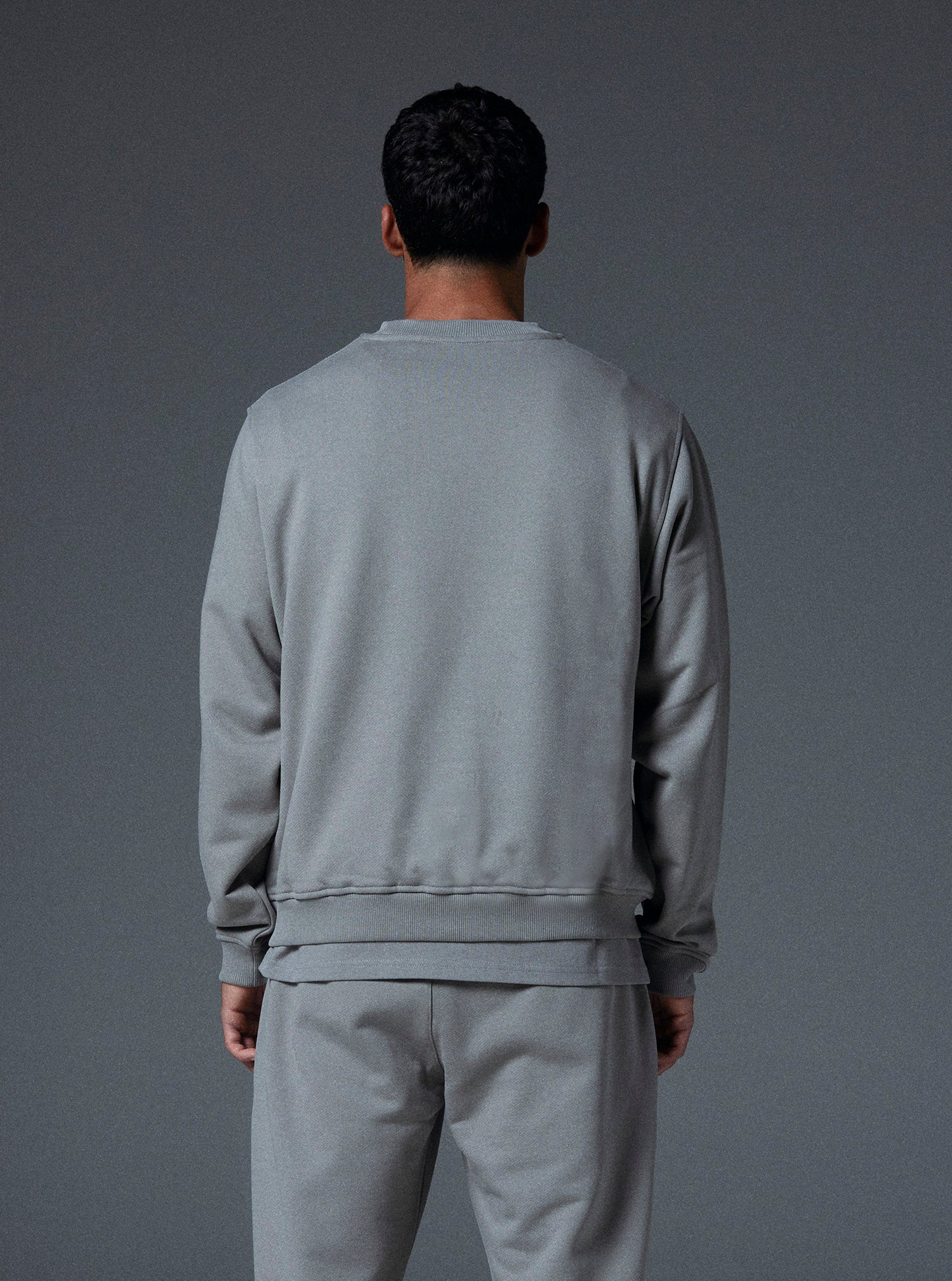 Planet Crewneck in Desert Grey