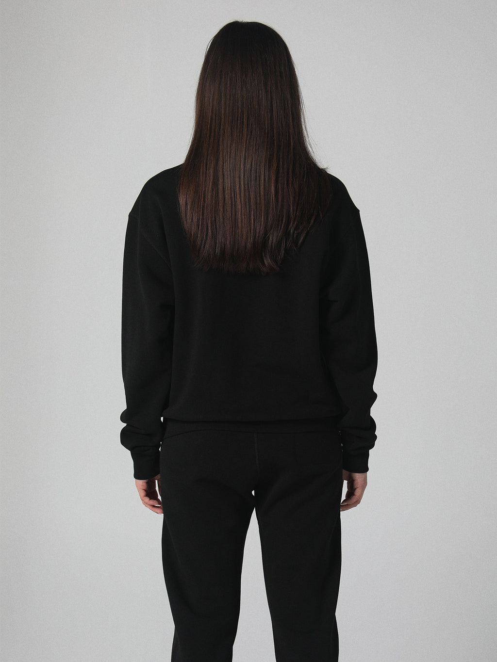 World Crewneck in Black