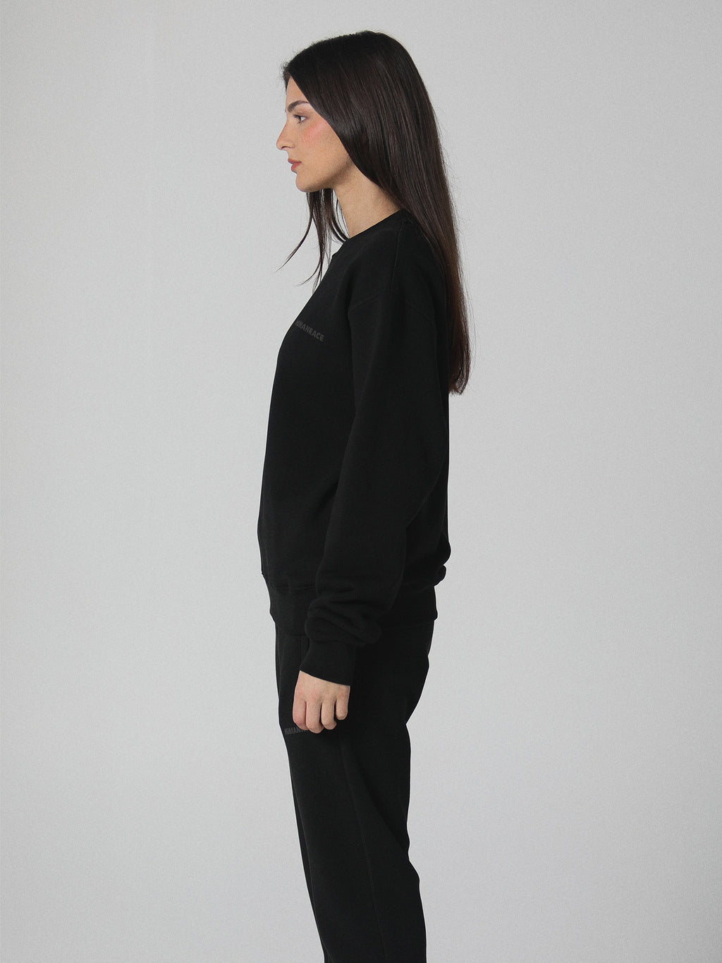 World Crewneck in Black