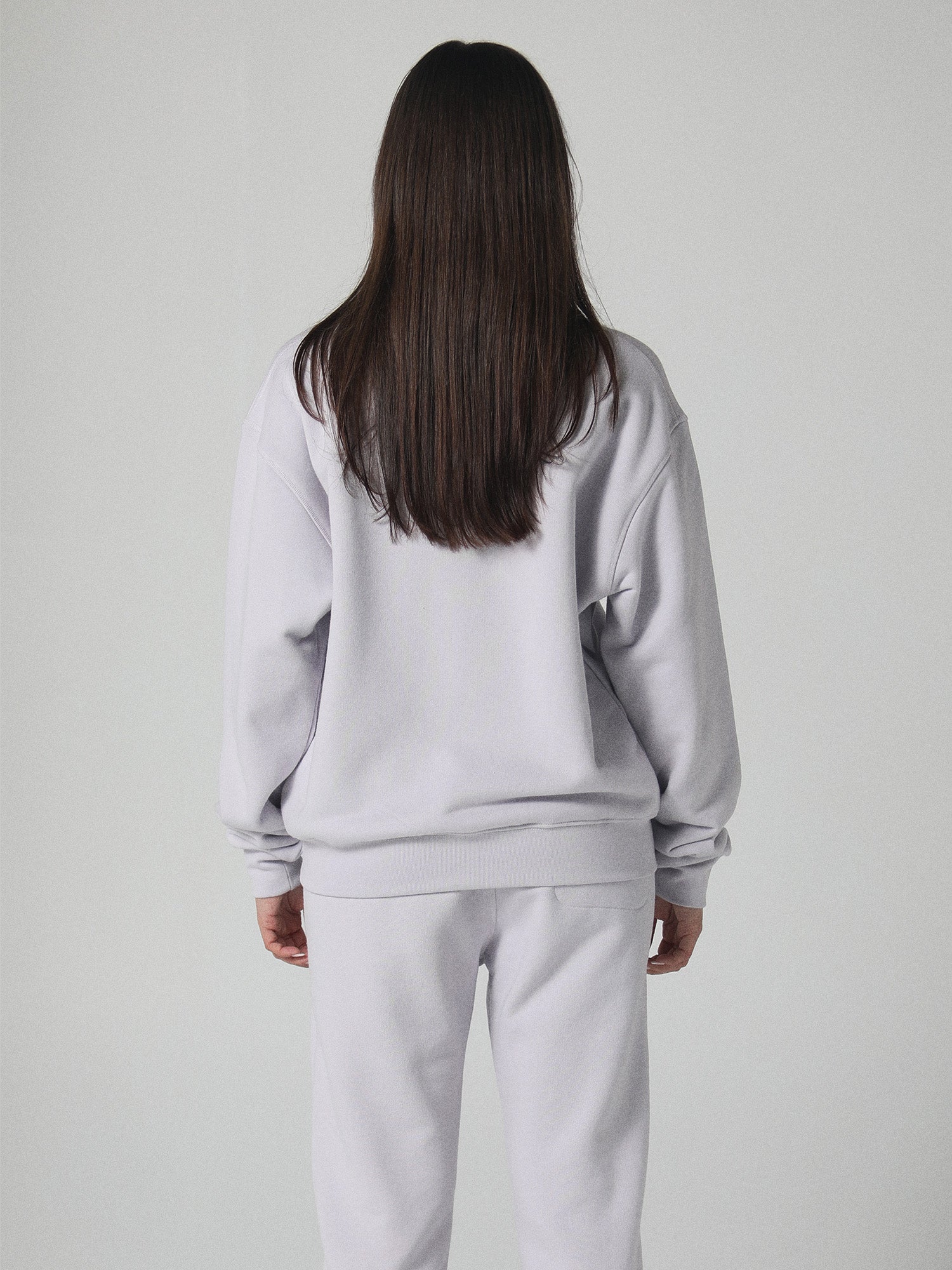 World Crewneck in Orchid Purple