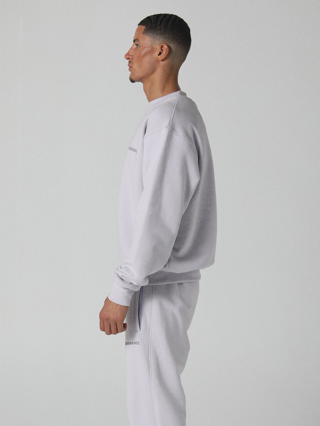 World Crewneck in Orchid Purple