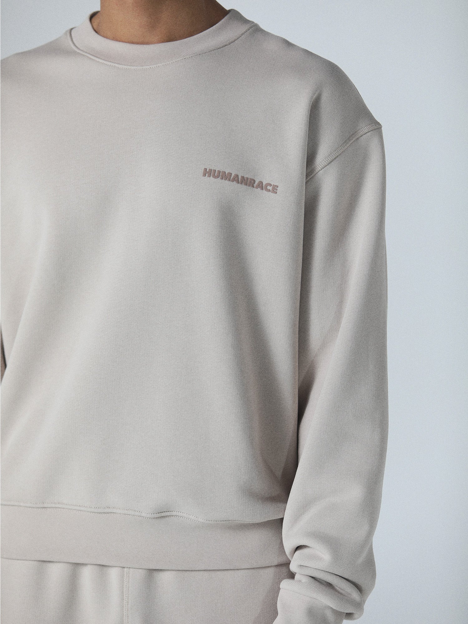 World Crewneck in Deep Taupe