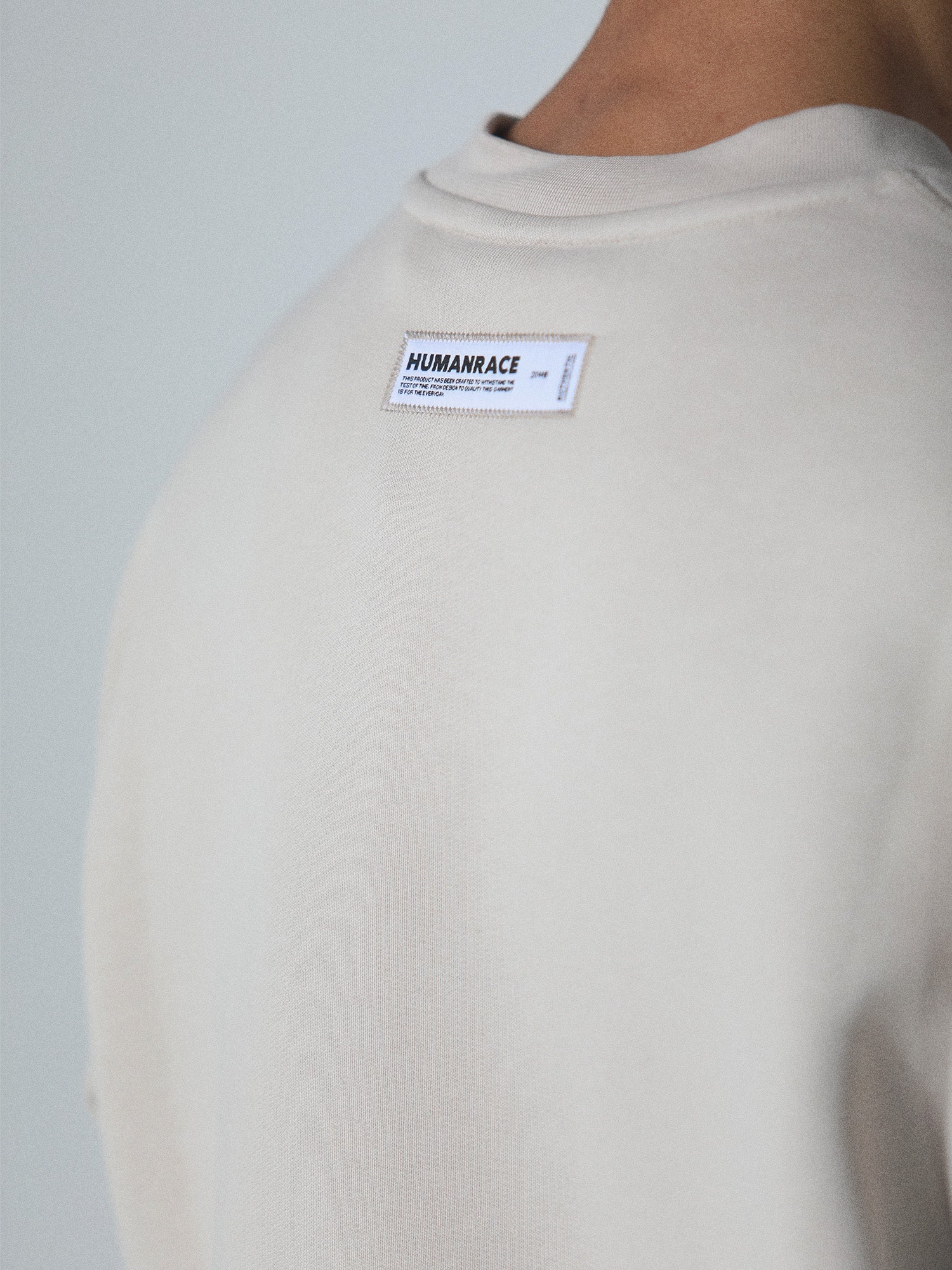 World Crewneck in Deep Taupe
