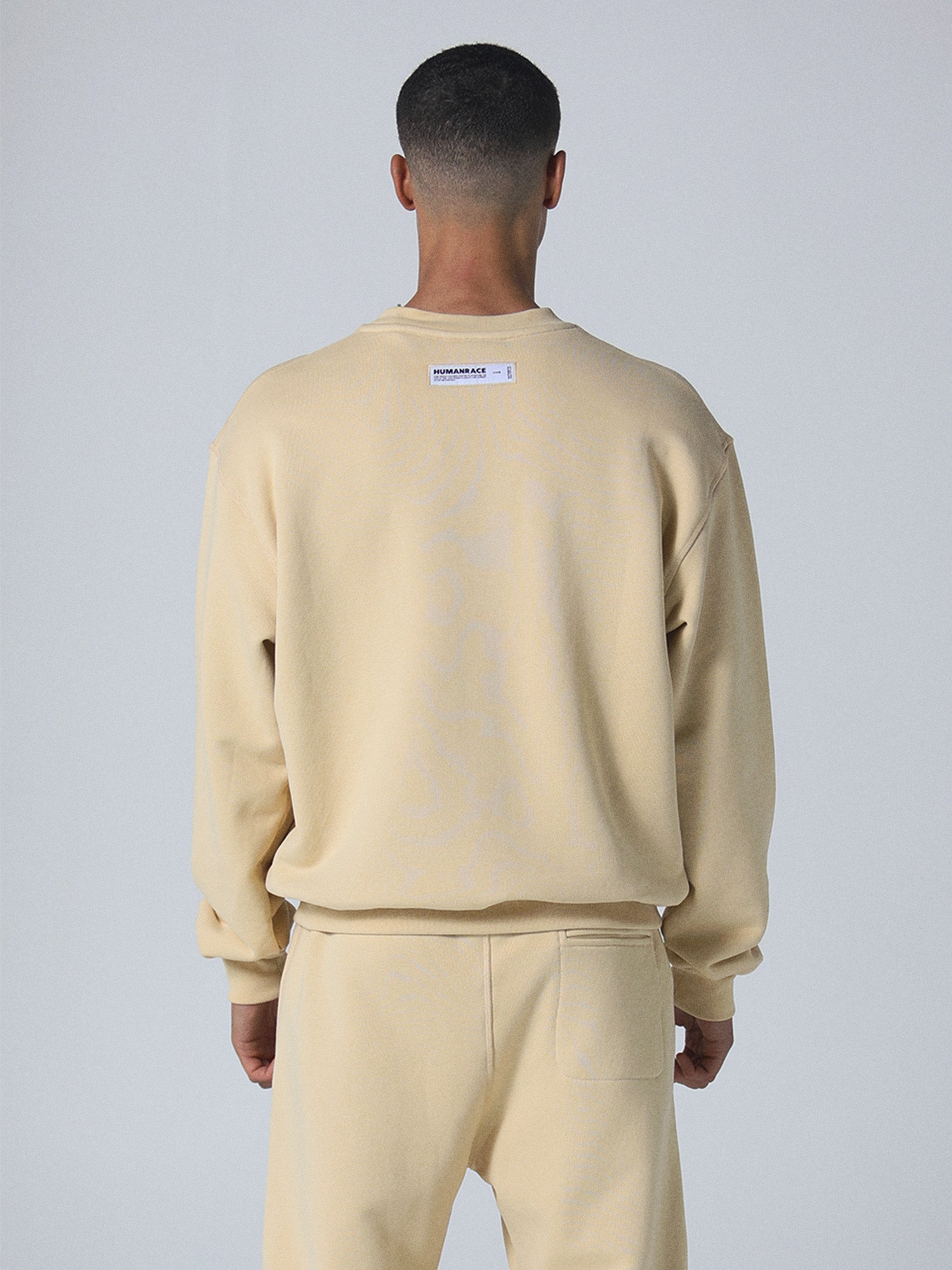 World Crewneck in Vintage Yellow